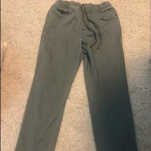 Army green pants